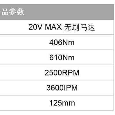DEWALT得伟DCF922锂电20V无刷紧凑型冲击扳手充电式电动扳手