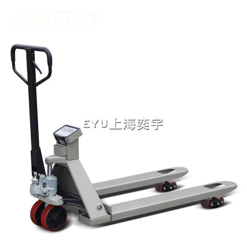 EY318L带电子称手推车磅1吨精度0.2kg叉车上面称重泵带称的液压车