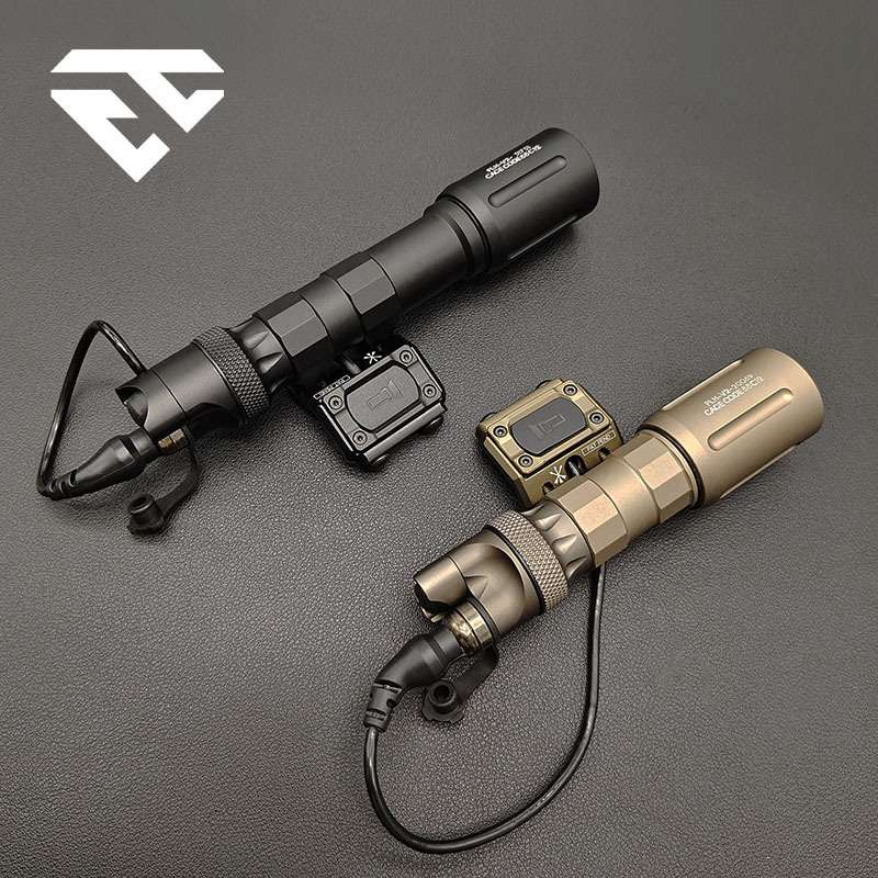 PLH-V2户外LED照明强光长款短款手电筒SF接口尾盖线控开关组合