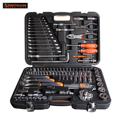 SHEFFIELD钢盾S110001 120+1件套汽保维修组套机修工具121件