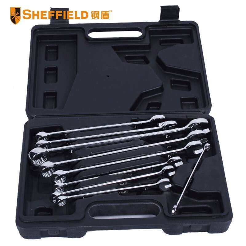 钢盾S017104 9件套全抛光两用加长板手呆梅两用扳手8-19MM扳手,玩具/童车/益智/积木/模型,遥控车升级件/零配件,淘宝优惠券,粉丝福利购,淘宝优惠卷