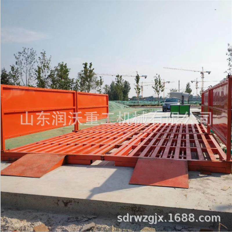 工地全自动工程洗车机 免基础6米车辆清洗平台 建筑工地洗车机