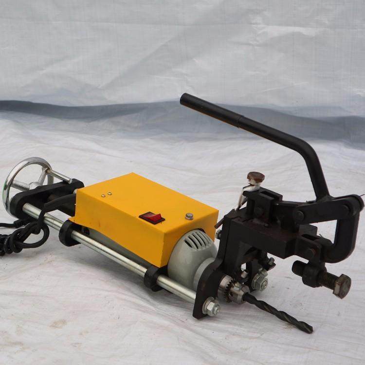 铁路电动钢轨钻孔机使用方便 安装简单 ZG-13型钢轨钻孔机