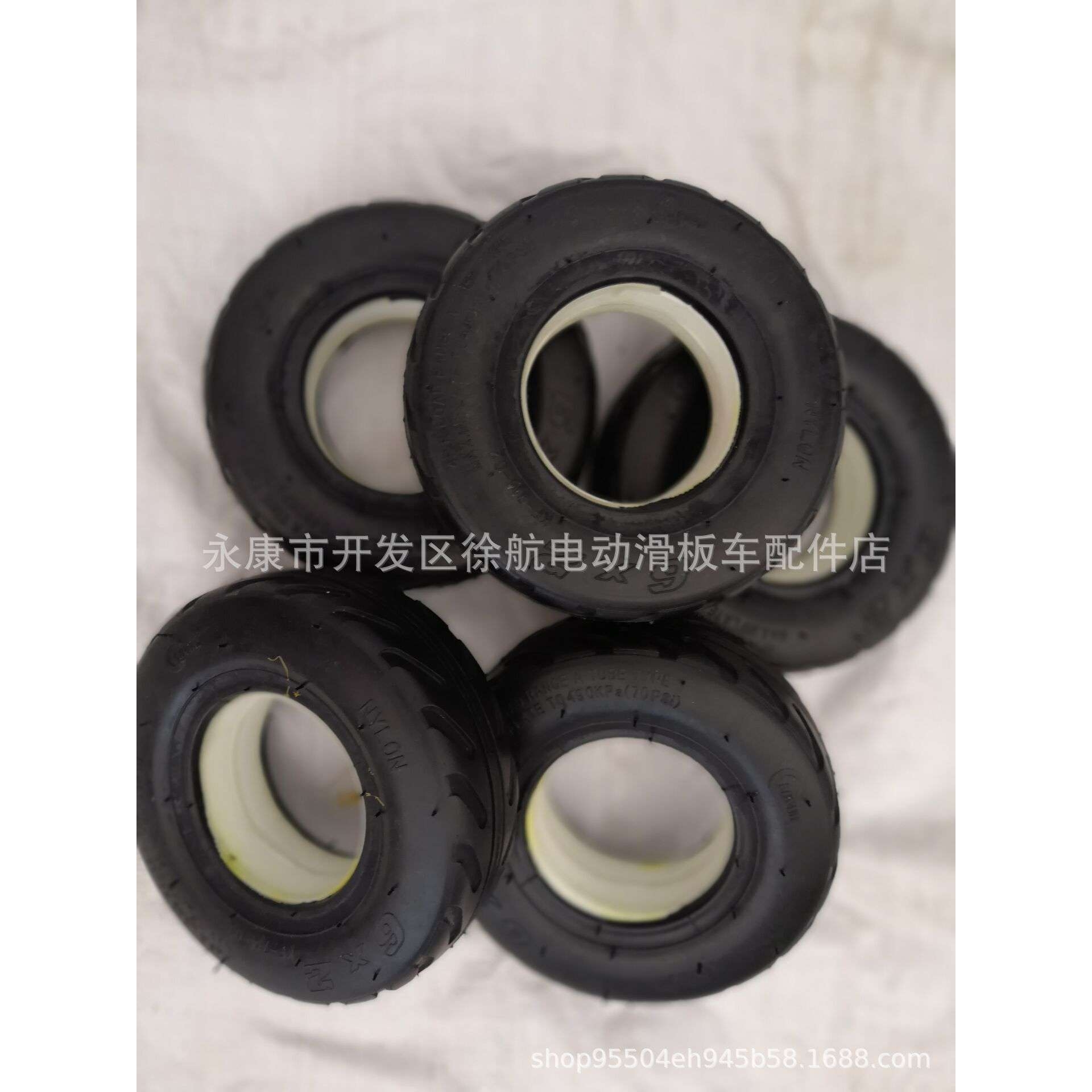 厂家直供快轮fo后轮轮毂轮胎6x2充气轮胎6x2实心轮胎，快轮fo配件
