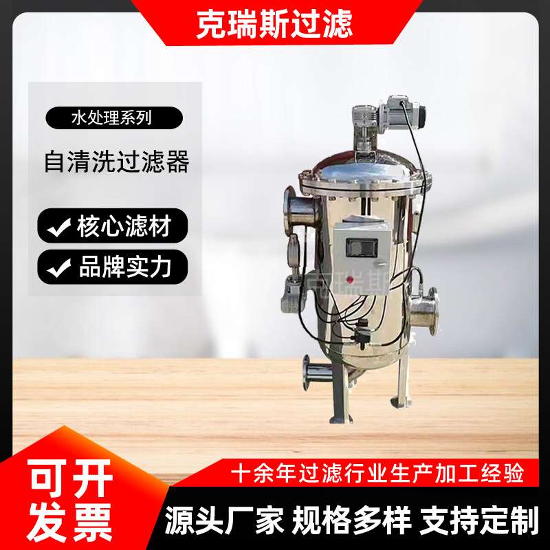 不锈钢电动自清洗过滤器 大口径自清洗过滤器厂家