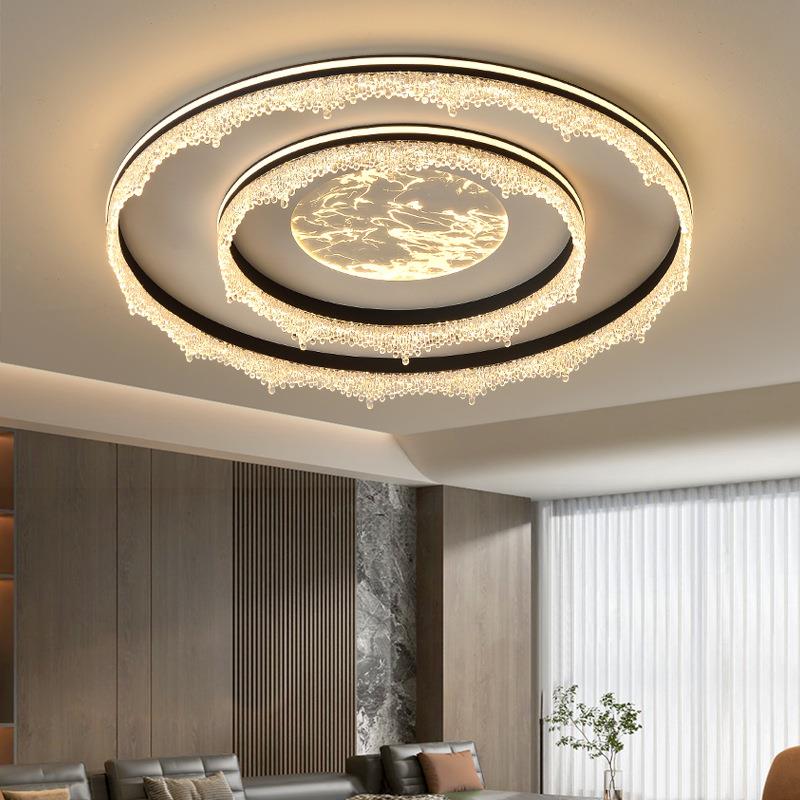 客厅主灯2025新款现代轻奢吸顶灯设计师简约大气意式护眼极简灯具