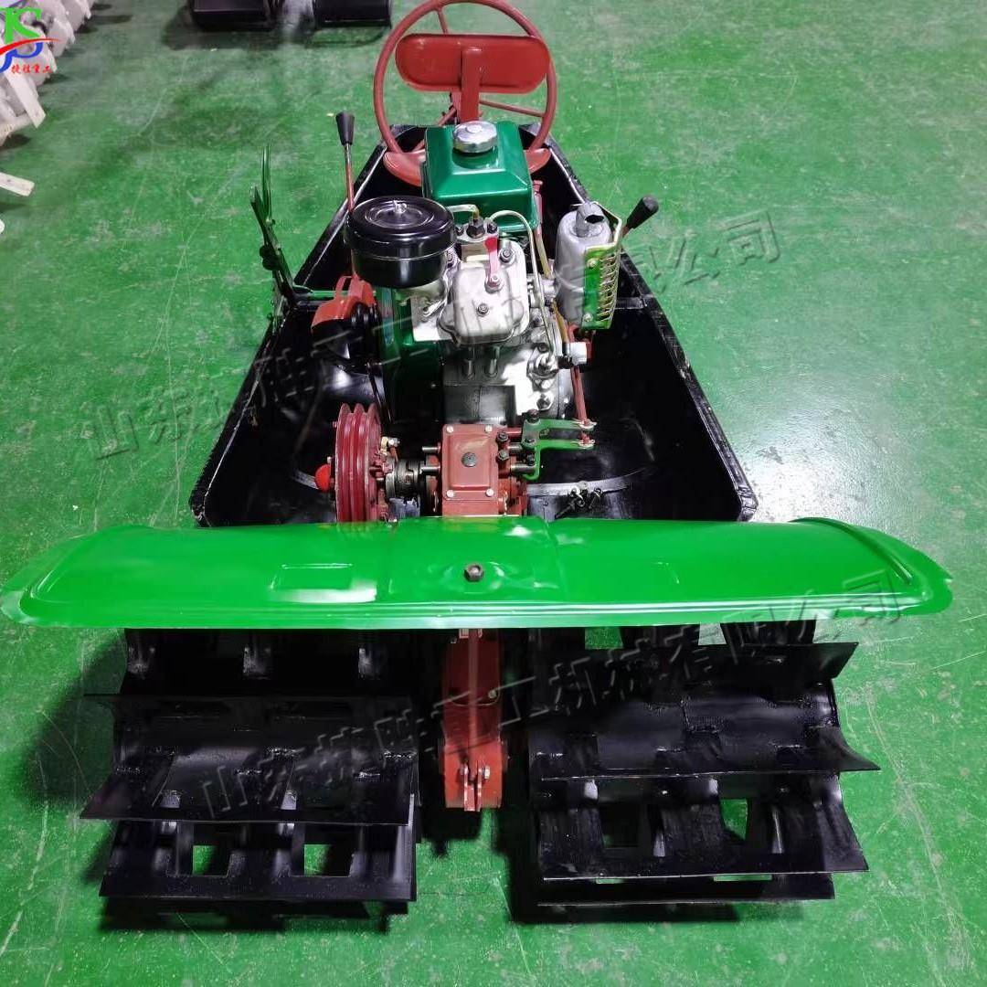农田用柴油式耕作船 农业用驾驶作业设备 座驾式一体式机耕船