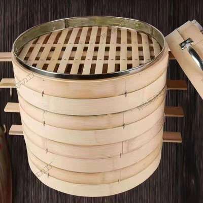 蒸笼竹制大笼盖笼竹制蒸笼蒸笼不锈钢蒸笼笼屉早餐安庆