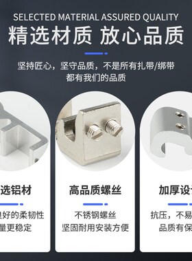 气动SC标准气缸D-A93配件DMSG磁性开关CS1-F-U安装固定卡扣铝支架