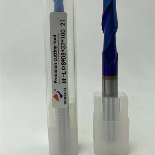 DF东飞60度 蓝纳米合金涂层立铣刀二刃键槽4 5 7 8 10-20*100加长