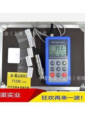 TT230涂镀层测厚仪 北京时代牌测厚仪涡流漆膜测厚仪0-1250um