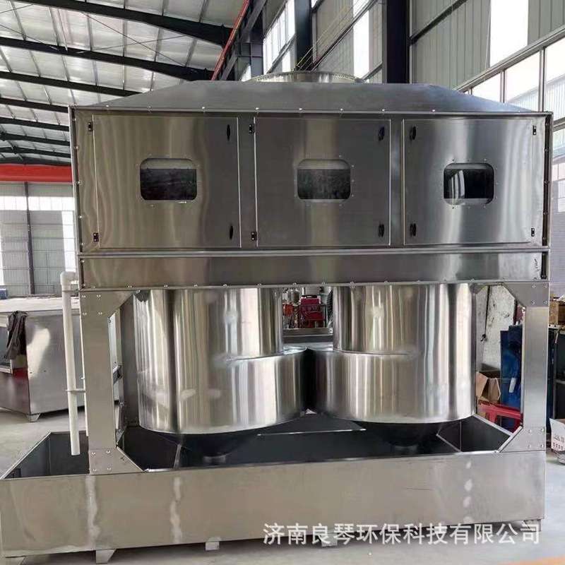 不锈钢气旋塔除尘漆雾净化废气处理器气旋混动喷淋塔方形旋流塔