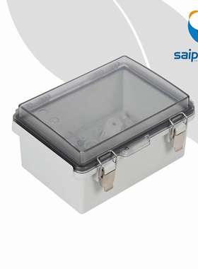 透明盖防水接线箱 PC透明可视物联网设备箱 环控按钮操作防水箱