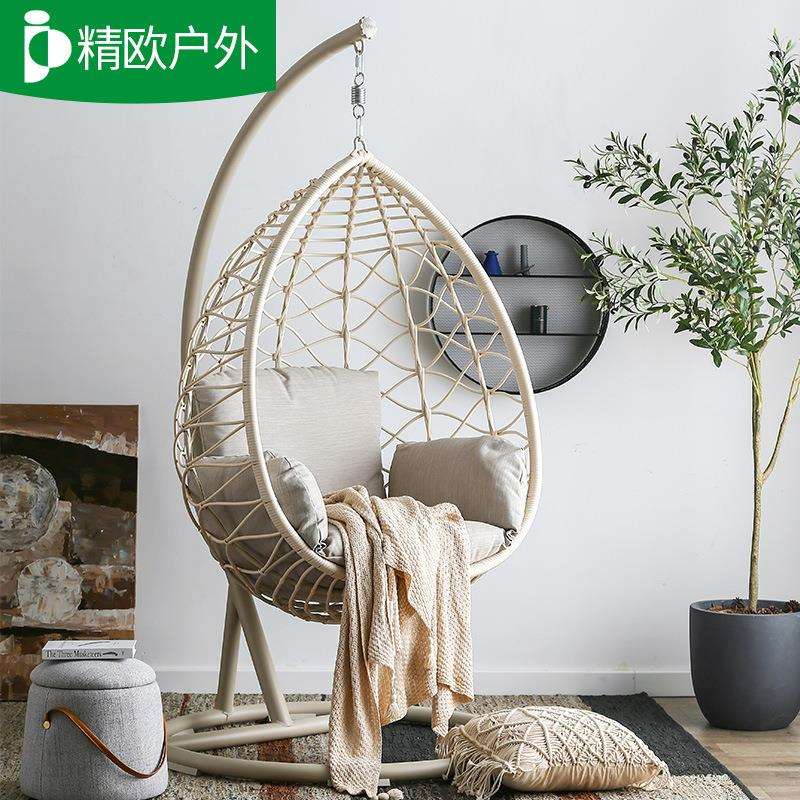 单人吊篮休闲懒人秋千户外摇椅阳台鸟巢藤椅吊椅藤椅吊篮摇摇椅