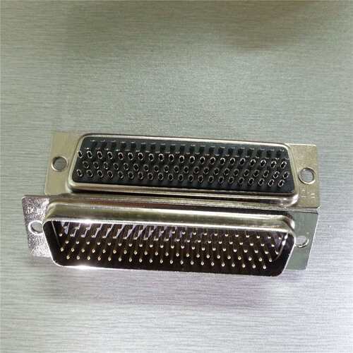 d-sub104p公头 新品焊线式HDB104pin插头 5排104芯矩形连接器