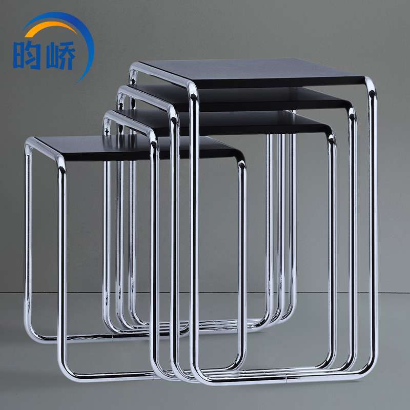 设计师家具B9SideTable不锈钢金属角几简约现代板式小边几家居