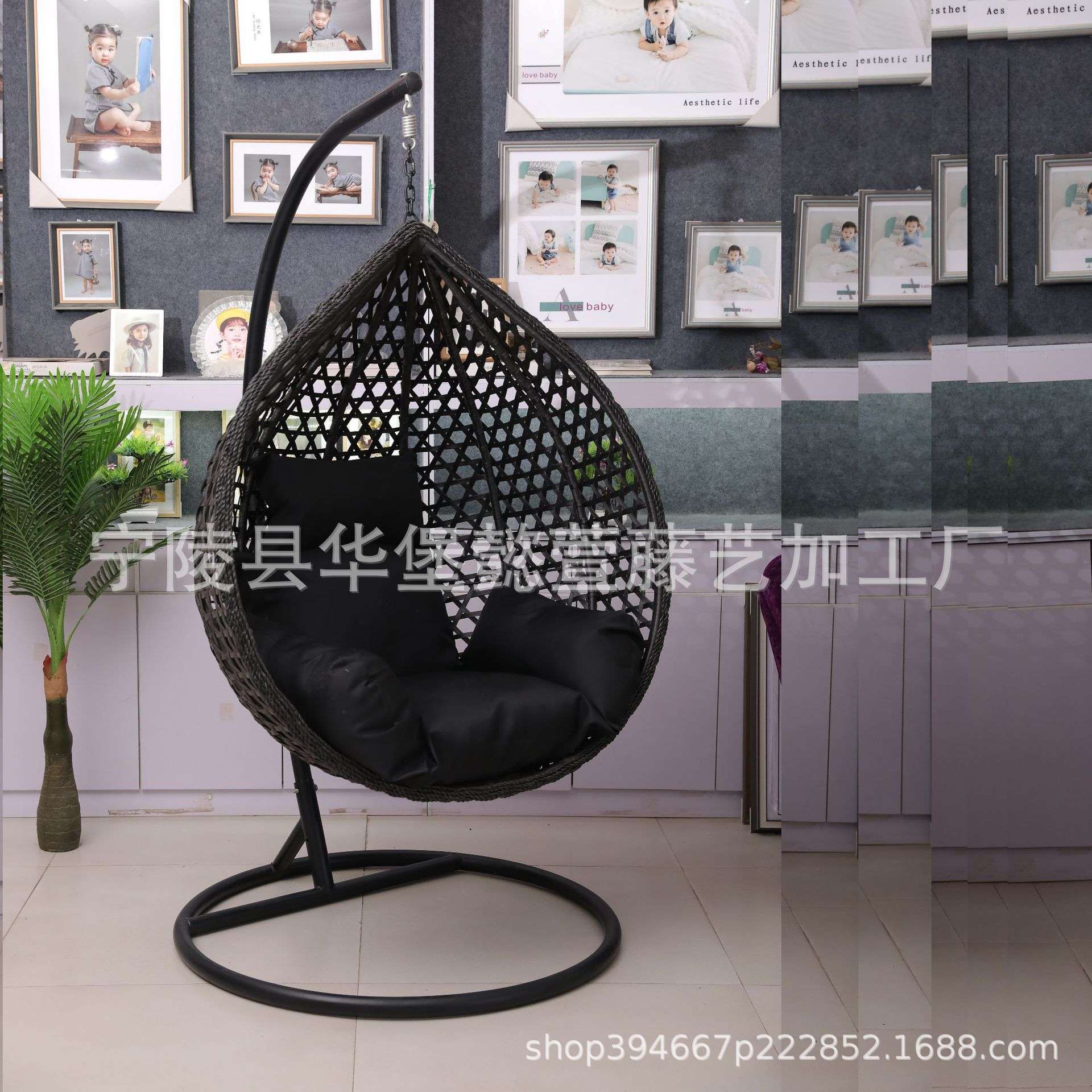 吊篮吊椅藤椅单人阳台秋千户外秋千椅鸟巢摇篮椅室内吊篮椅