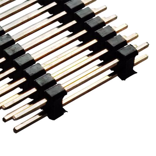 2.54MM 双排双塑排针2*40P 3+6MM 15/17/19/21/23/25/30/35/40/45