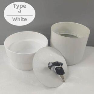 可以藏东西的神器花盆储蓄罐,有锁的创意铁盒子,钱箱,钥匙储蓄