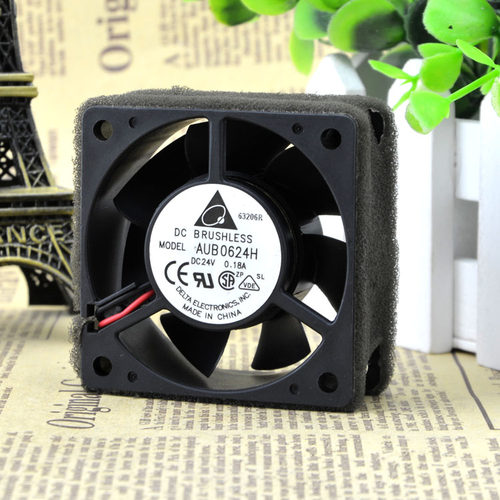 台达 AUB0624H 6025 24V 0.18A 6CM 6厘米 2线变频器 散热风扇