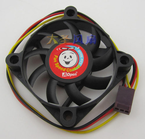 Aopen 5010 50*50*10mm散热风扇 EVERFLOW R125010DU  0.32A