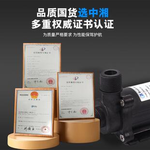 12V24V小型抽水泵化工耐高温热水酸碱腐蚀工业级循环高扬程可调速