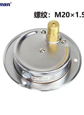 厂家销雷尔达轴向带边耐震压力表面板安装YN100ZT气压油压水压表