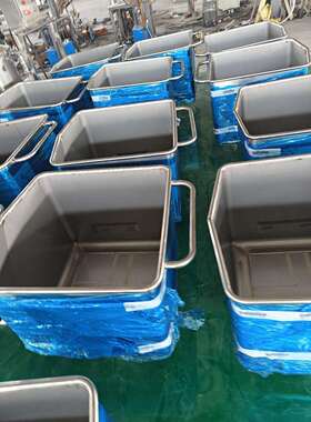 德铭盛产 不锈钢肉料车 200L物料小车 620mm内长的肉类小料车