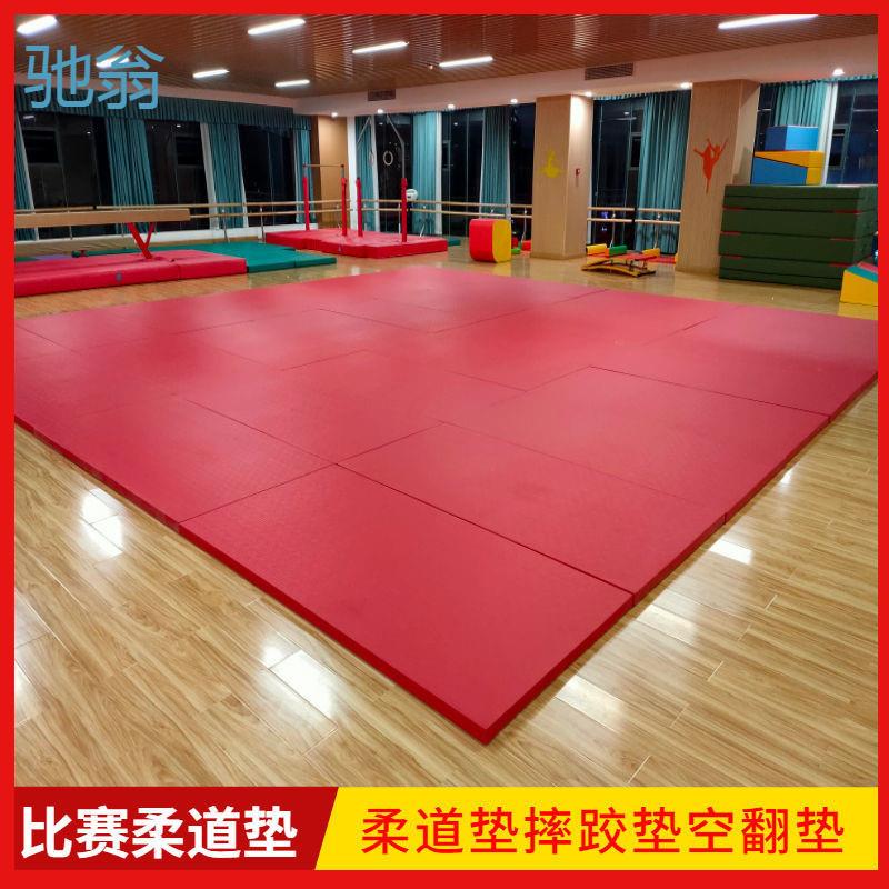 nrq柔道垫子比赛训练格斗搏击拳击垫压缩绵专用摔跤垫子榻榻米柔