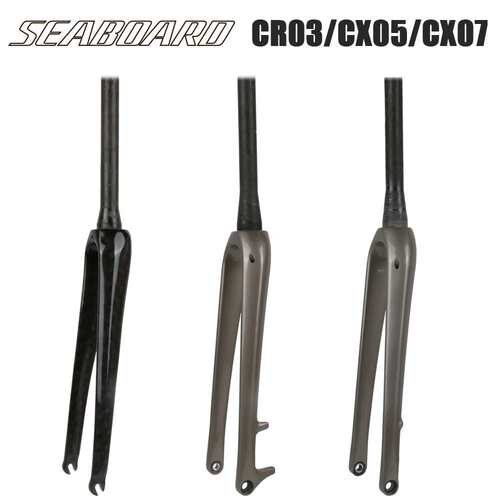 SEABOARO云岸海啸CR03.CX05.CX07碟刹桶轴越野Gravel公路车碳前叉
