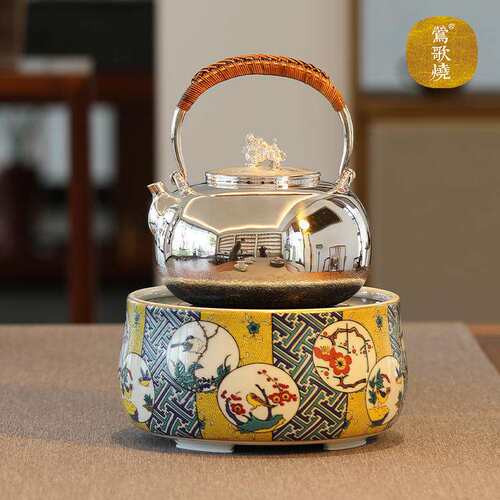 莺歌烧电陶炉茶炉家用小型静音台式煮茶器铁壶银壶铜壶烧水煮茶炉