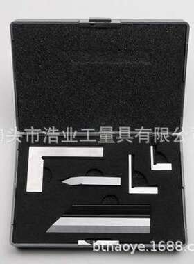 角尺套装5件不锈钢模具工不锈钢直角尺25X20mm40X28划线器60X8X
