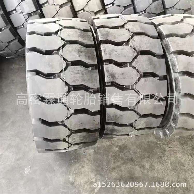 5t叉车机械实心轮胎28X9-15/9.75平板拖车28X12.5X15轮胎