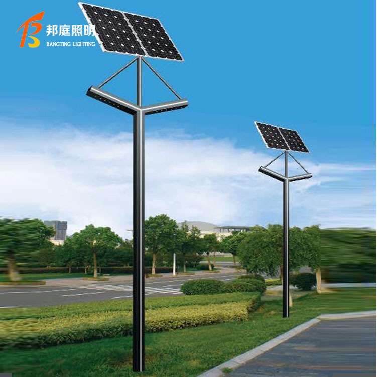 太阳能一体化路灯头户外灯大功率高亮别墅庭院灯智能光控感应路灯