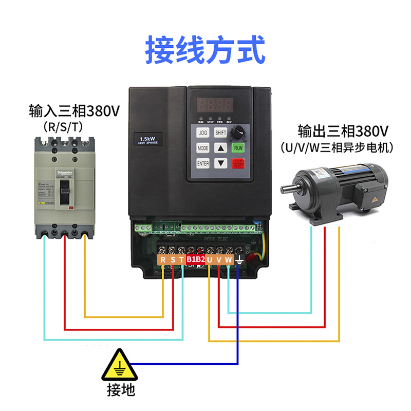 变频器380V/0.75/1.5/2.2/4/5.5/减速机用变频器220v/三相调速器