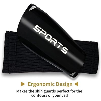 1 Pair Sport Soccer Football Shin Guard Socks Pads EVA Cushi