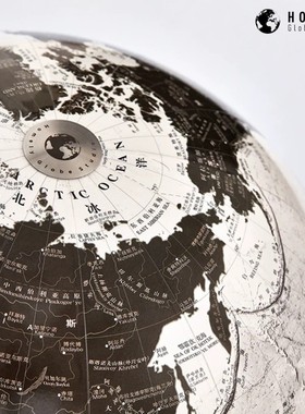 宏微地球书房客厅办公室样板间地球仪摆件复古地球仪开业乔迁礼品