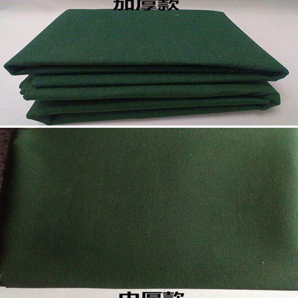 军绿色硬帆布加厚叠被子专用白色中厚帆布叠被铺床单厚硬帆布布料