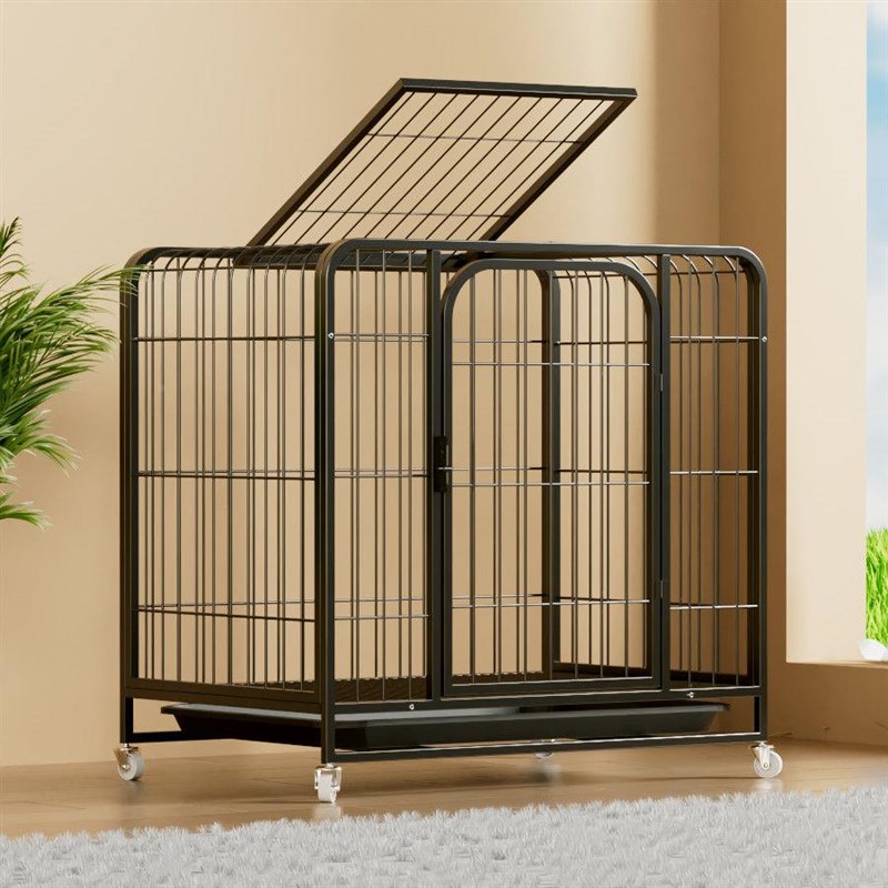 全管狗笼子大型犬中型犬狗别墅室内外带厕所金毛拉布W拉多宠物狗