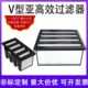过滤器隔板高效过滤器过滤网有隔板洁W型型空气V净大风量无耐高温