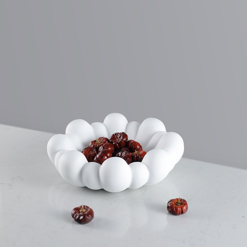 现代意式极简云朵树脂几何样y板房摆件茶室书房桌面家居装饰摆件