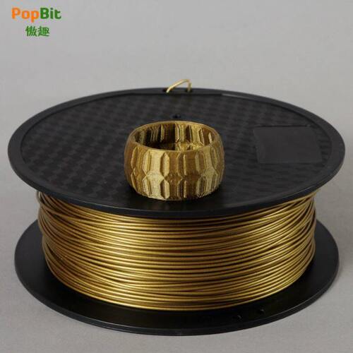 3D扫描仪 科技 3D打印机金属色耗材线材 青铜色PLA耗材---1.75FDM