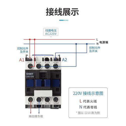 交流接触器220V单相380V三相CJX2-1210 1810 3210 6511 9511
