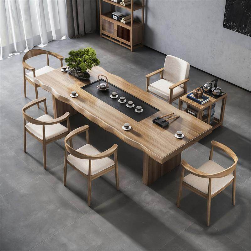 新中式实木茶台茶桌中式大板茶桌泡茶桌椅组合家用办公室禅意,鲜花速递/花卉仿真/绿植园艺,割草机/草坪机,淘宝优惠券,粉丝福利购,淘宝优惠卷