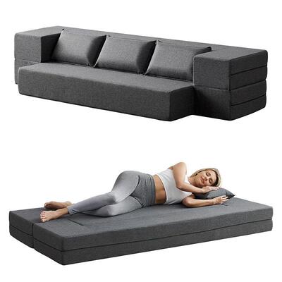 网红款多功能可折叠压缩沙发床休闲两用小户型懒人真空海绵沙发