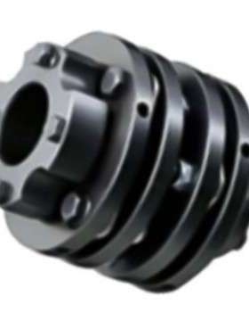 DBL51-D40-d10/d12-e10/e12膜片式联轴器  一端免键另一端键槽孔