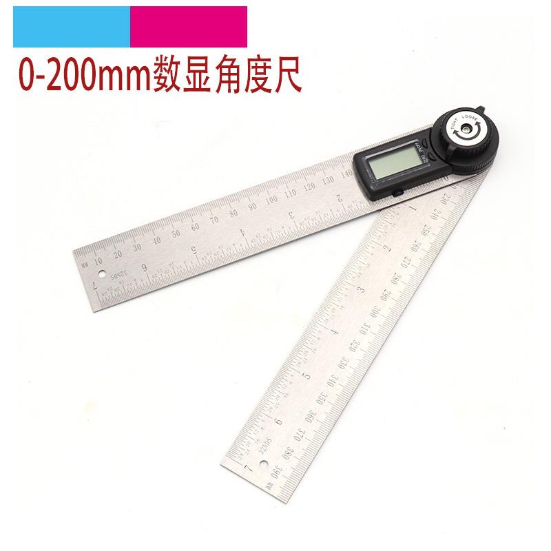 数显角度尺 不锈钢电子 角度尺 量角器木工角尺量角仪角度尺