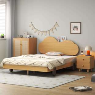 批全实木儿童床男孩女孩卧室1米5可爱公主床1米2单人床青少年榉木