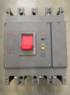 塑壳漏电断路器CDM3L-400F/4300B 315A KB【100/300/500mA】 库存