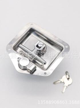 MS858/7货车柜锁不锈钢面板锁工程车工具用锁T型转舌盒锁门锁柜门